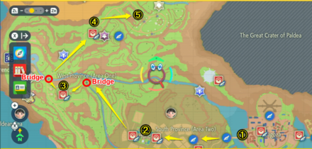 Pokemon Scarlet and Violet (SV) - Giacomo Location