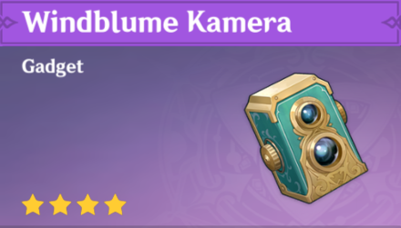 Genshin Impact - How to Get Windblume Kamera and Effects