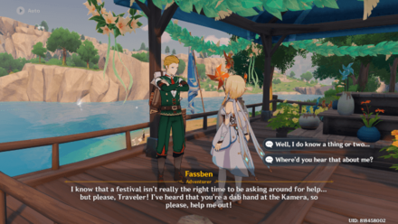 Genshin - Complete the Breezy Snapshots Quest