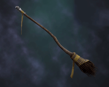 Hogwarts House Broom (Hufflepuff)
