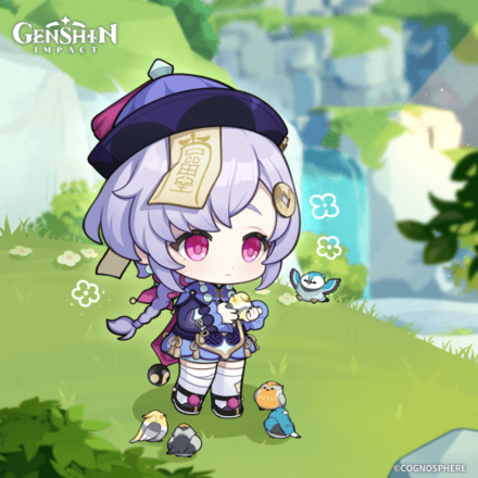 Genshin Impact - Qiqi Birthday Art 2023