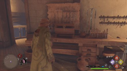 Hogwarts Legacy - South Wing Level 3 Locked Door Collection Chest World View