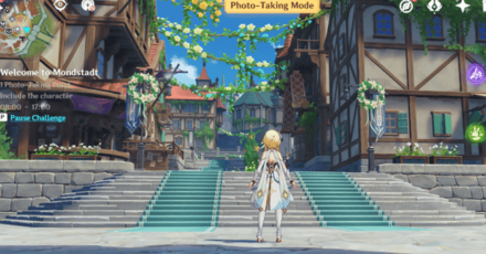 Genshin - Breezy Snapshots Day 1 - Welcome to Mondstadt - Span 1 Photo-Taking Point