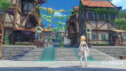 Genshin - Breezy Snapshots Day 1 - Welcome to Mondstadt - Pose Option 3