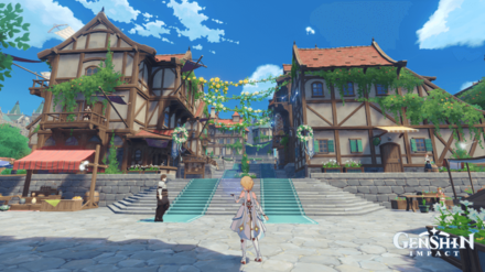 Genshin - Breezy Snapshots Day 1 - Welcome to Mondstadt - Pose Option 1