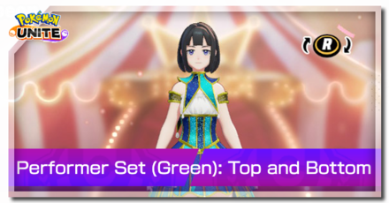 Pokemon UNITE - Performer Set (Green) Top and Bottom Banner