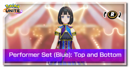 Pokemon UNITE - Performer Set (Blue) Top and Bottom Banner