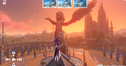 Genshin - Breezy Snapshots Day 1 - Happy Windblume Festival - include photo-taking point