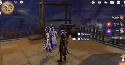 Genshin - Windblume Character Locations - Candace and Setaria in Aaru Village