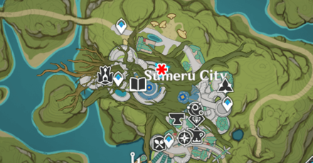 Genshin - Windblume Character Locations - Dehya in Sumeru City Map