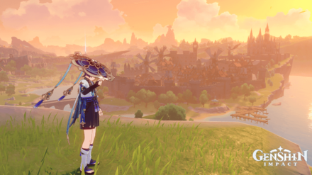 Genshin - Breezy Snapshots Day 2 - Amidst the Windblumes Photography Target