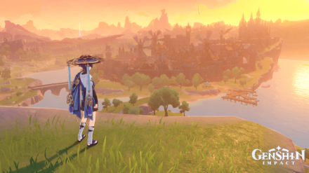 Genshin - Breezy Snapshots Day 2 - Amidst the Windblumes - Pose Option 3