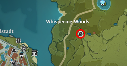 Genshin - Breezy Snapshots Day 2 - Whispering Woods Location