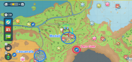 Pokemon Scarlet and Violet (SV) - Zero Gate Location