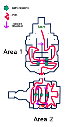 Genshin - Floral Pursuit Day 4 - Route Map
