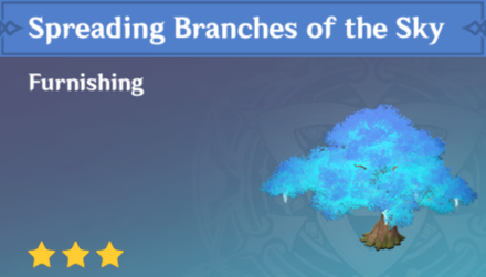 Genshin Impact - How to Get Spreading Branches of the Sky Furnishing