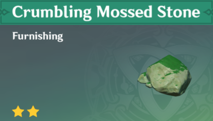 Genshin Impact - How to Get Crumbling Mossed Stone Furnishing