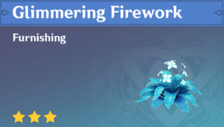 Genshin Impact - How to Get Glimmering Firework Furnishing