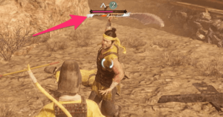 Gauge under enemy HP