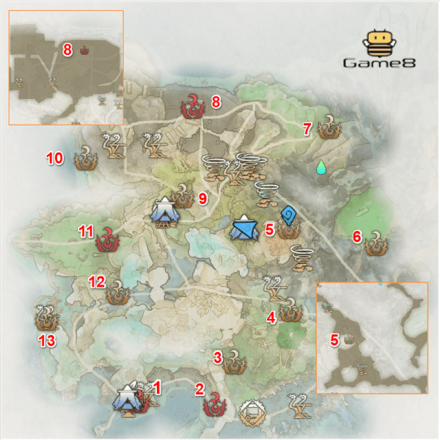 Natsukodachi Isle Dragon Pit Locations