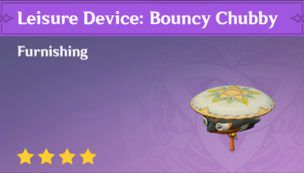 Genshin Impact - How to Get Leisure Device: Bouncy Chubby Furnishing