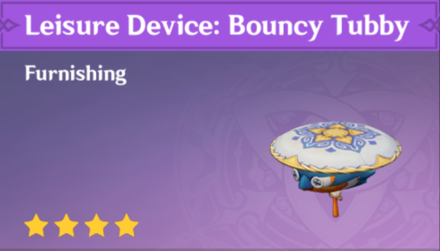 Genshin Impact - How to Get Leisure Device: Bouncy Tubby Furnishing