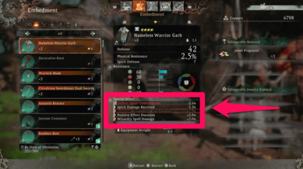 Wo Long Fallen Dynasty - Choose an Embedding Slot