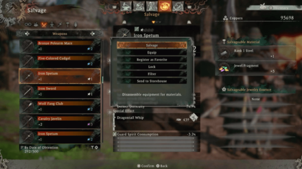 Wo Long Fallen Dynasty - Salvage Weapon to Get Steel