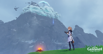 Genshin - Breezy Snapshots Day 3 - Deep in the Snow - Pose Option 2