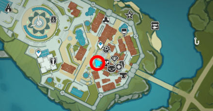 Genshin - Windblume Character Locations Day 3 - Albedo Map