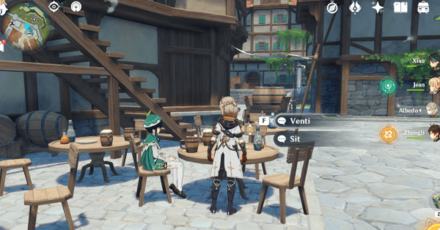 Genshin - Windblume Character Locations Day 3 - Venti