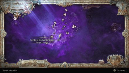 Octopath Traveler 2 - Tomb of the Wardenbeasts Map