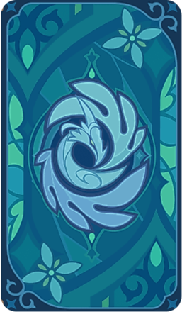 Genshin - Lazurite Swirl Card