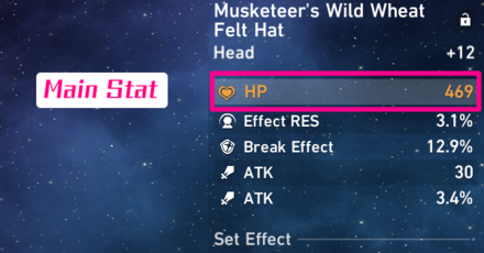 Honkai Star Rail - What is Relic Main Stats