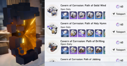 Honkai Star Rail - Get from Caverns of Corrosion