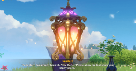 Genshin - Scarlett Character Story and Lore - Unlocks the lamp