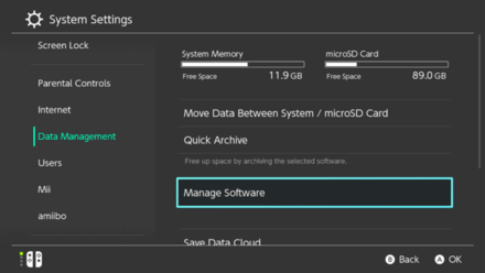 Pokemon Scarlet and Violet (SV) - Manage Software