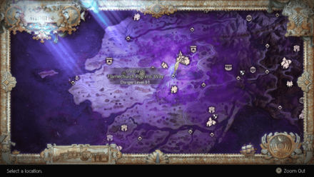 Octopath Traveler 2 - Flamechurch Map