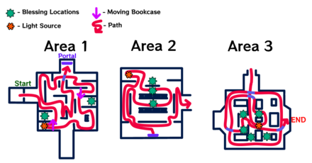 Genshin - Floral Pursuit Day 6 Route Map