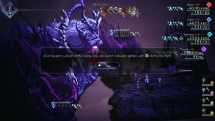 Octopath Traveler 2 - Party Swap