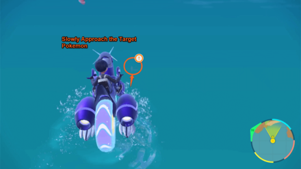 Pokemon SV - Underwater Fish Approach Slowly