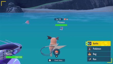 Pokemon SV - Underwater Fish Battle