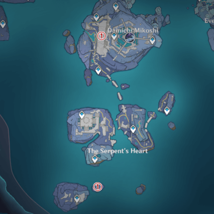 All Abyss Herald: Wicked Torrents Locations in Enkanomiya