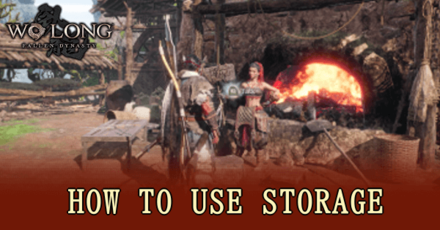 Wo Long Fallen Dynasty - How to Use Storage