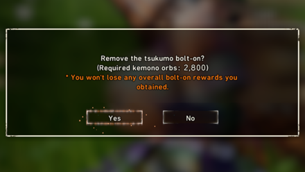 Wild Hearts - Spend Kemono Orbs to Reset