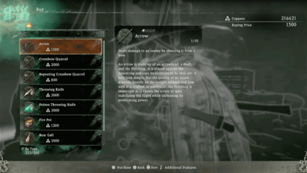 Wo Long Fallen Dynasty - Supplies