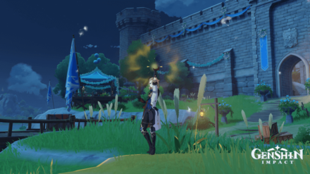 Genshin - Breezy Snapshots Day 1 - Windblume Leisure - Pose Option 4