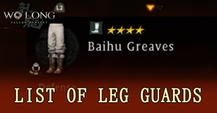 List of Leg Guards