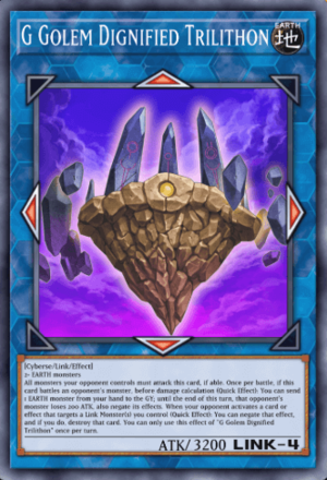 G Golem Dignified Trilithon