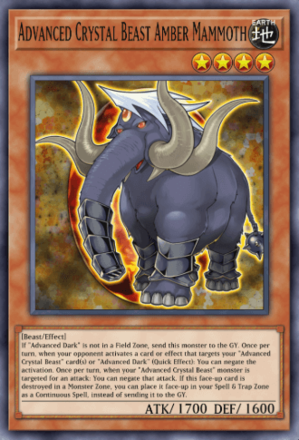 Advanced Crystal Beast Amber Mammoth